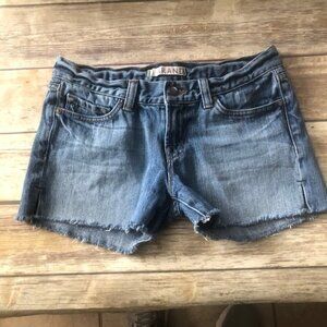 J Brand Cutoff Side Slit Jean Shorts 25